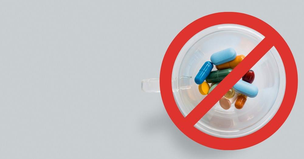 Interdiction des antibiotiques.